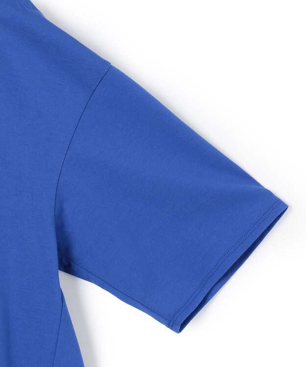 23区 【洗える】ALBINIジャージー バックフレア Tシャツ ブルー系