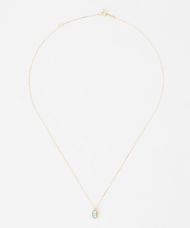 TOCCA 【WEB＆数量限定】CROCHET OF COLOR  NECKLACE K10 アクアマリン ネックレス アクアマリン