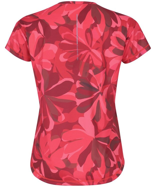 CW-X 【WOMEN】 CW-X トップス 【薄軽ランニングシャツ】 半袖 3分袖 Ｕネック 吸汗速乾性(本体) レディース DLY155 /ワコール エンジ