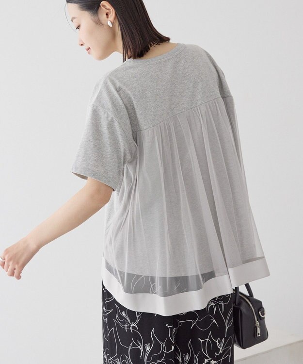 AMERICAN HOLIC バックチュールレイヤードカットプルオーバー Light Gray Mixture