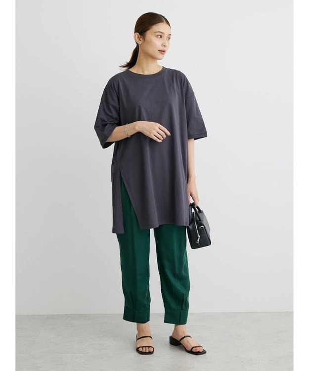 Green Parks ・ｆｕｒｒｙ　ｒａｔｅ　タックジョガーパンツ Green