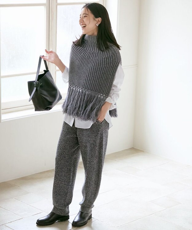 23区 S 【CLASSY.2月号掲載/洗える】CANCLINI ベーシック シャツ ホワイト系