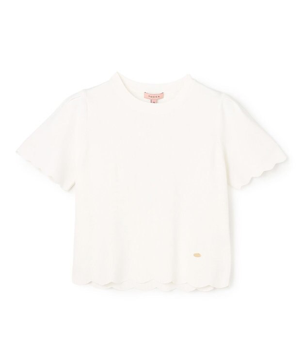 TOCCA LITTLE RIPPLES ニットトップス アイボリー系