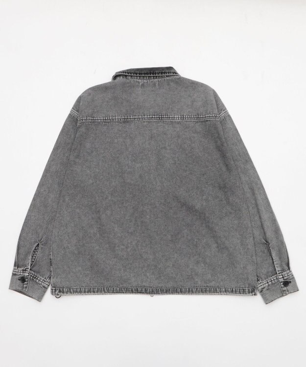 WEGO 【ユニセックス着用ITEM】デニムシャツジャケット デニムブラック