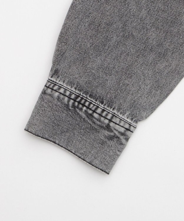 WEGO 【ユニセックス着用ITEM】デニムシャツジャケット デニムブラック