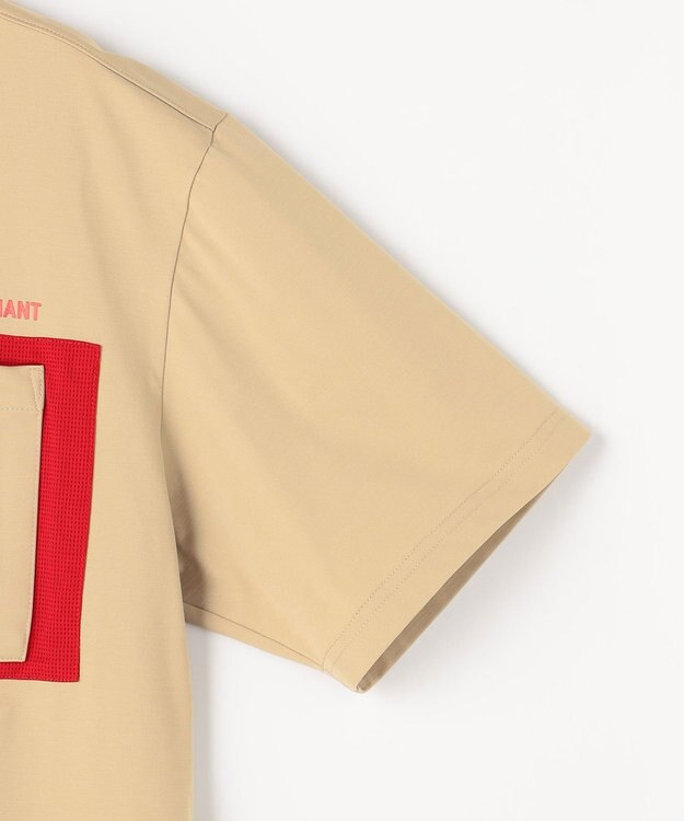 PW CIRCULUS 【MEN】ポケットモックネック ゴルフ ベージュ系