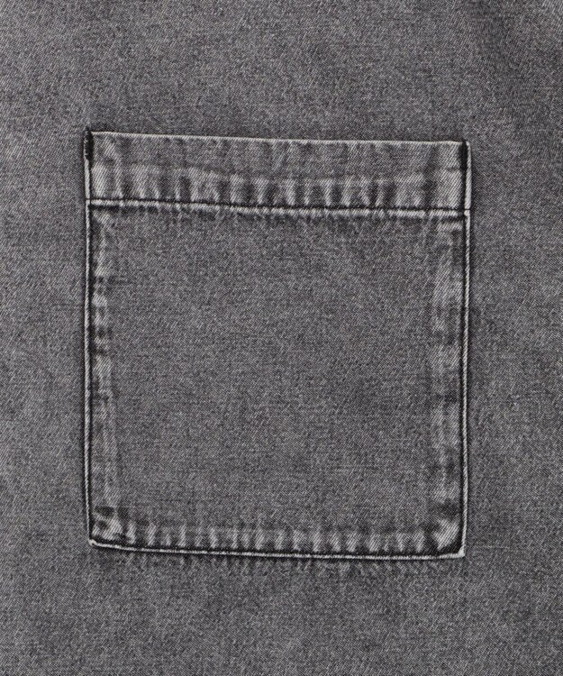 WEGO 【ユニセックス着用ITEM】デニムシャツジャケット デニムブラック