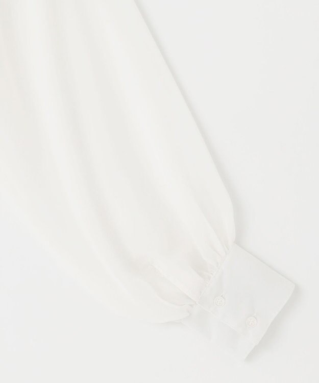 Feroux 【洗える】ベーシックシアー シャツ ホワイト系