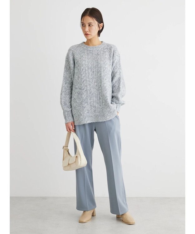 Green Parks ・Ｐｅｔｉｔ　Ｆｌｅｕｒ　タックテーパードパンツ Blue