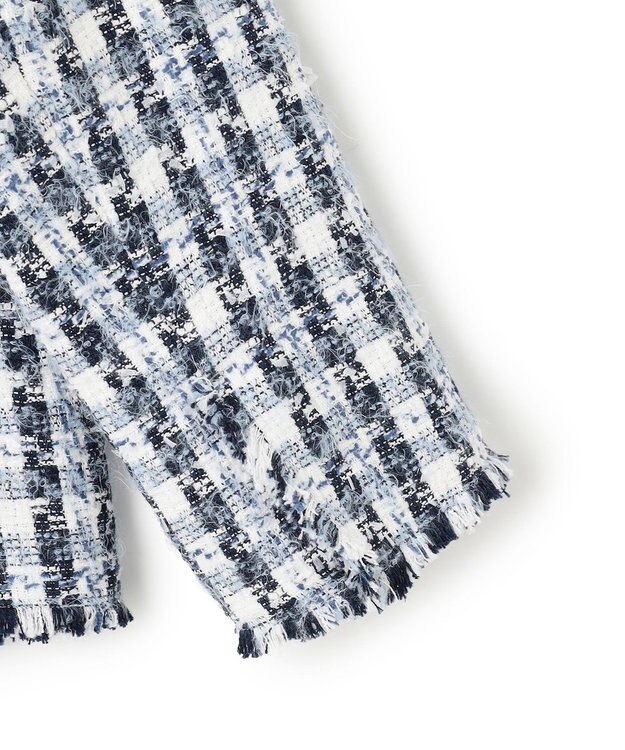 BEIGE， BERYL / ファンシーツイードダブルジャケット Navy Mix