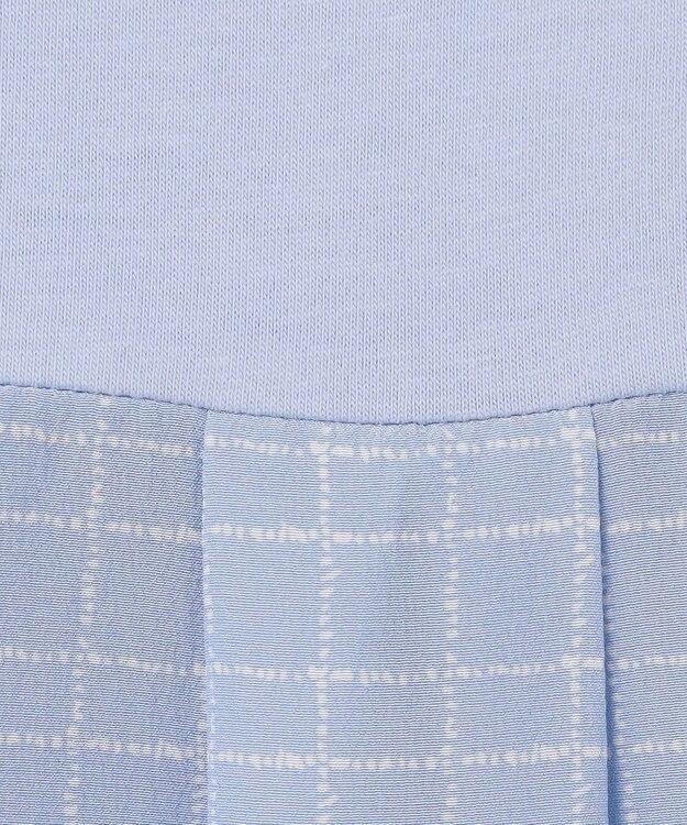 JOSEPH 【洗える】アクロスプリント×ジャージー　カットソー Sky blue