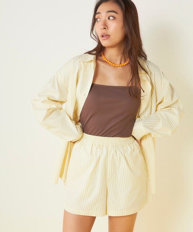 OP／FILA 【ocean pacific】デイリーショートパンツ/UVカット イエロー