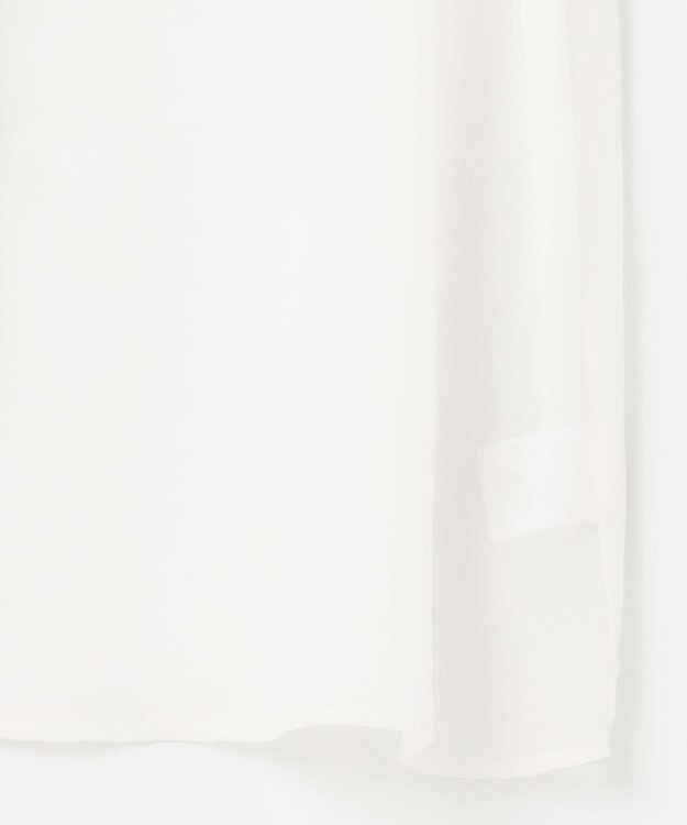 Feroux 【洗える】ベーシックシアー シャツ ホワイト系