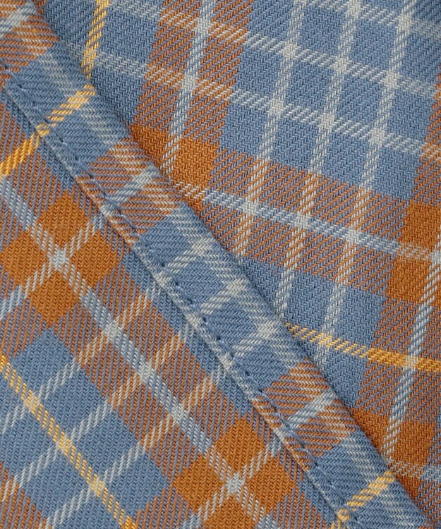 組曲 KIDS 【150-160㎝】ビスチェック トップス ブルー×オレンジ系