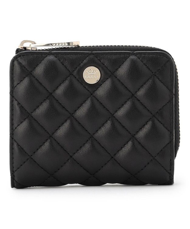 TOCCA TRACE PAVE BIFOLD WALLET 二つ折り財布 ブラック系