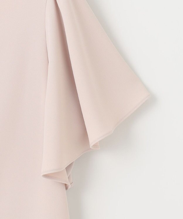 ANY SIS S 【洗える】パール調ボウタイ ブラウス ローズグレー