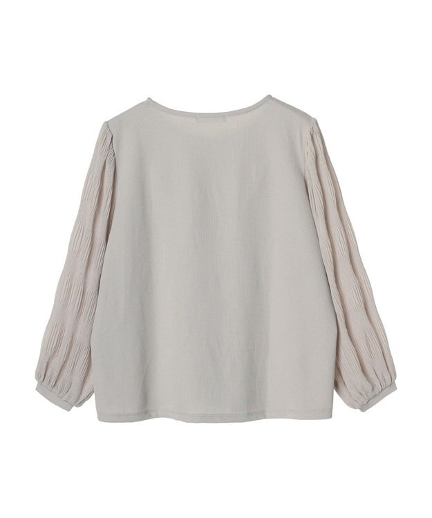 Green Parks マジョリカスリーブカットプルオーバー Light Gray