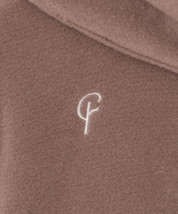 23区GOLF 取り外し可能なスヌード付き【23Fondation/WOMEN】【吸湿発熱】フーディー風 ワンピース ベージュ系