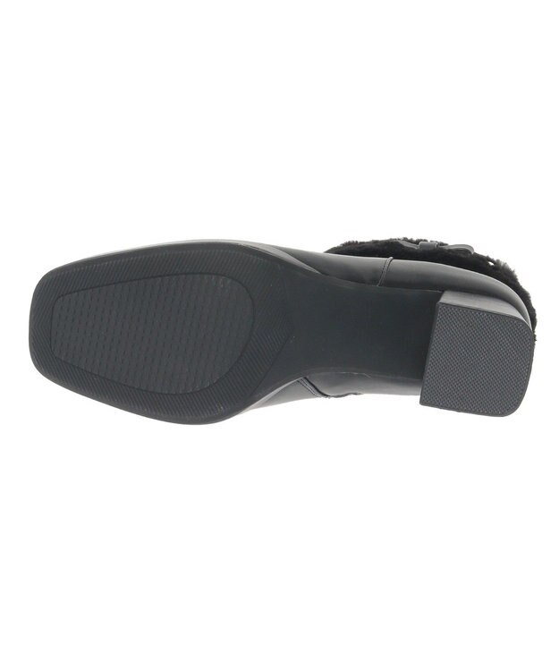 Maison de FLEUR パールリボンファーブーツ Black