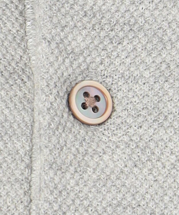 JOSEPH ABBOUD MOUNTAIN 【SPACE】OGストレッチコットン ニットポロシャツ ライトグレー系