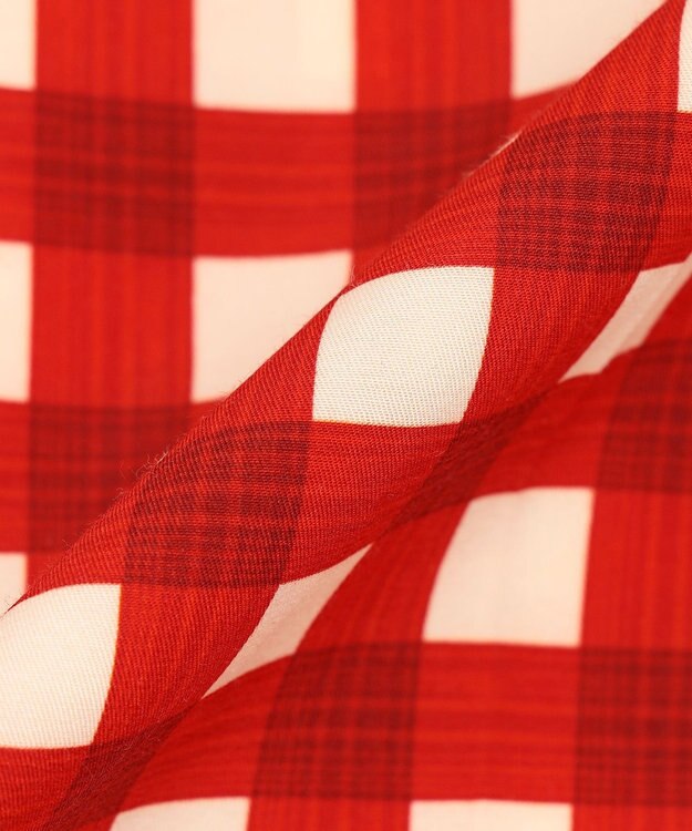 JOSEPH ヴィシー コットンシルク　クロップドトラウザーズ Crimson Combo