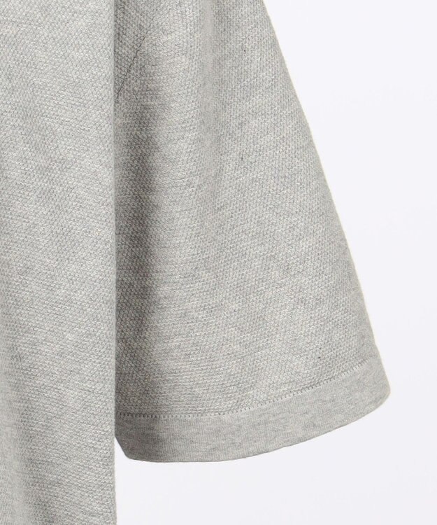 JOSEPH ABBOUD MOUNTAIN 【SPACE】OGストレッチコットン ニットポロシャツ ライトグレー系