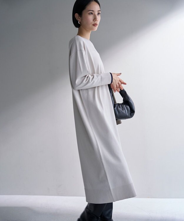 UNFILO マイビューティニット ワンピース アイボリー