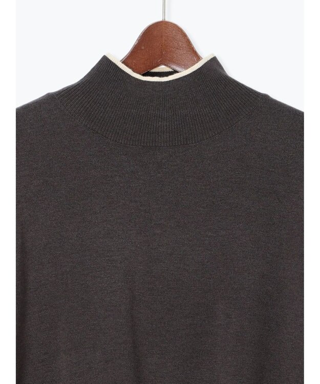 Te chichi バックパールニット チャコールグレー