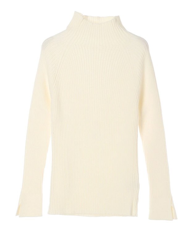 Green Parks ・Ｐｅｔｉｔ　Ｆｌｅｕｒ　ボトルネックリブニット Off White