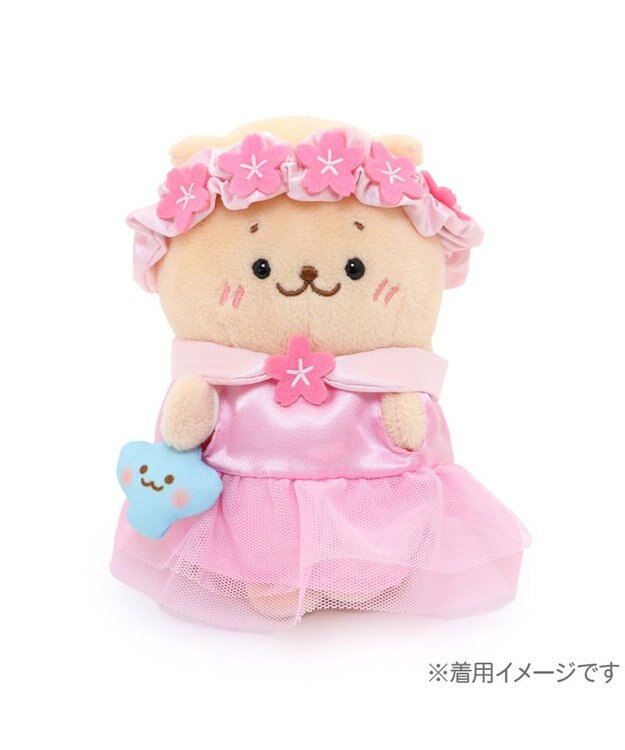 Mother garden しろたん ついてきちゃうしろたん マスコット 着せ替え服 お花ドレス＆花冠 -