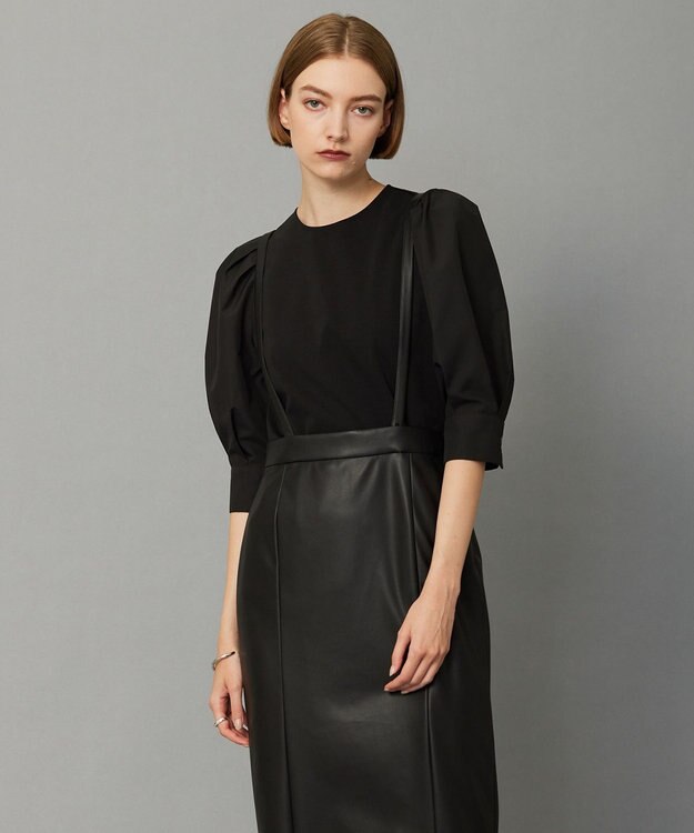 ICB 【洗える】ハイゲージポンチ プルオーバー ブラック系