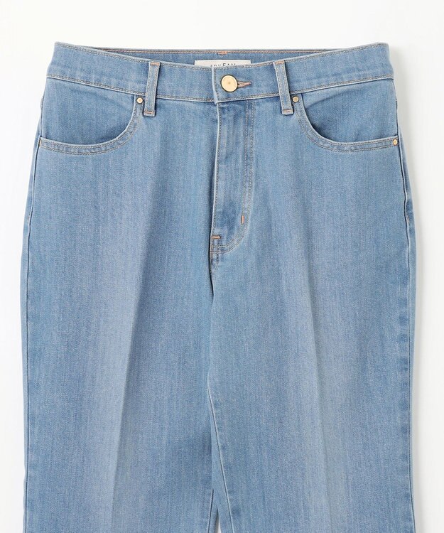 ANY 【洗濯機可/ストレッチ】デニムフレアパンツ ライトインディゴ