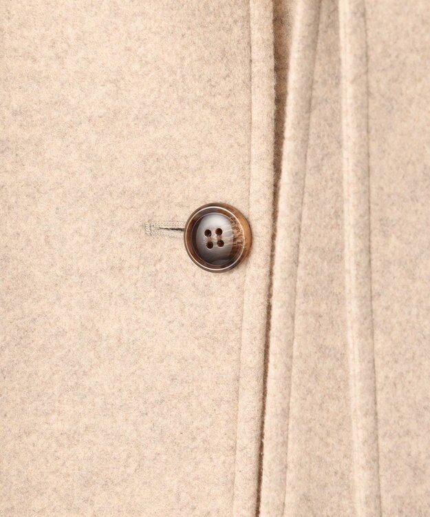 Feroux 【古畑星夏さん着用】スタンドネックウールライク コート ベージュ系