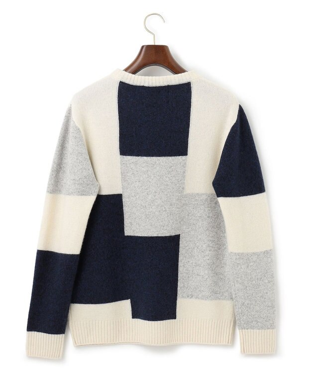 J.PRESS MEN 【120th Anniversary】Archive Knit / crazy pattern ホワイト系7