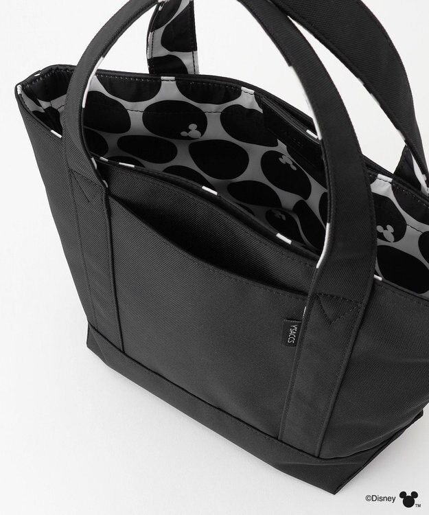 Y'SACCS 【Disney Collection】シルエットプリントトートバッグ　Sサイズ ブラック