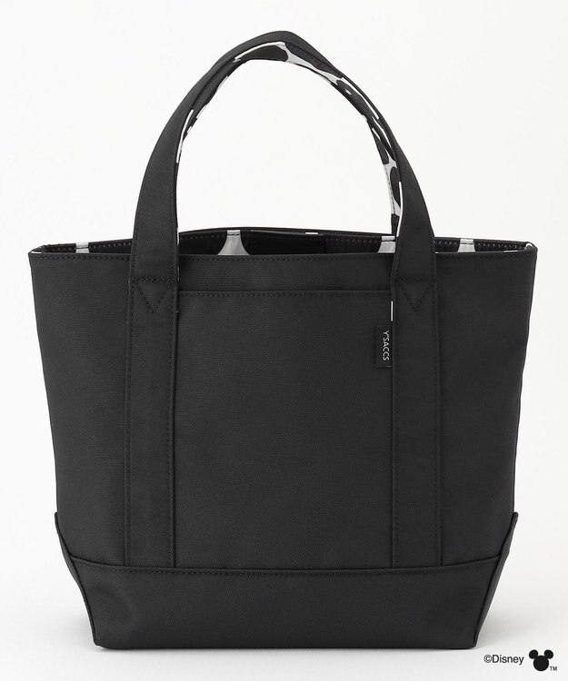 Y'SACCS 【Disney Collection】シルエットプリントトートバッグ　Sサイズ ブラック