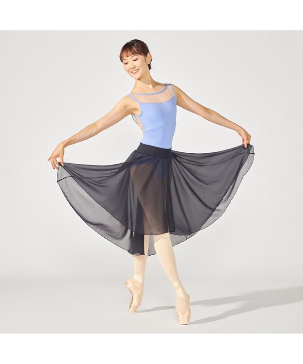 Chacott ノースリーブレオタード スカイブルー