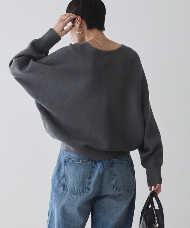 AMERICAN HOLIC バイパチドルマンニットプルオーバー Gray Mixture