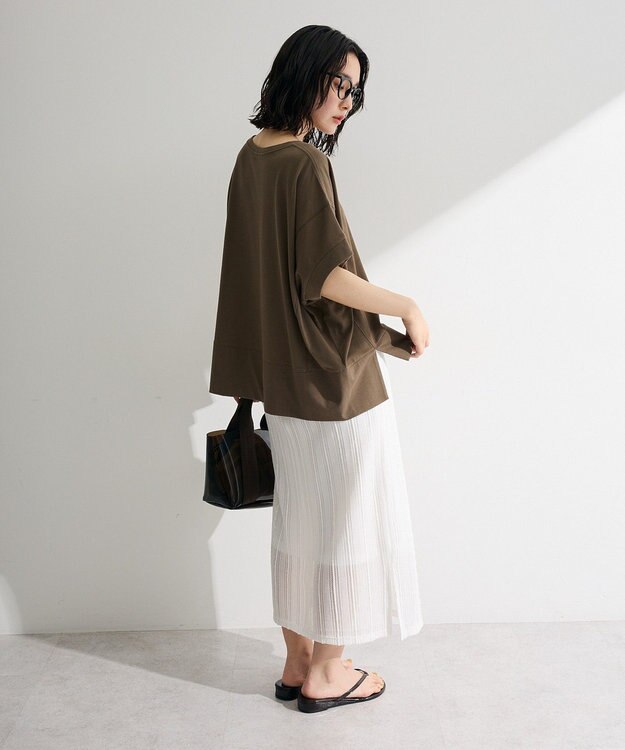 Green Parks 楽しゃれカットプルオーバー Khaki