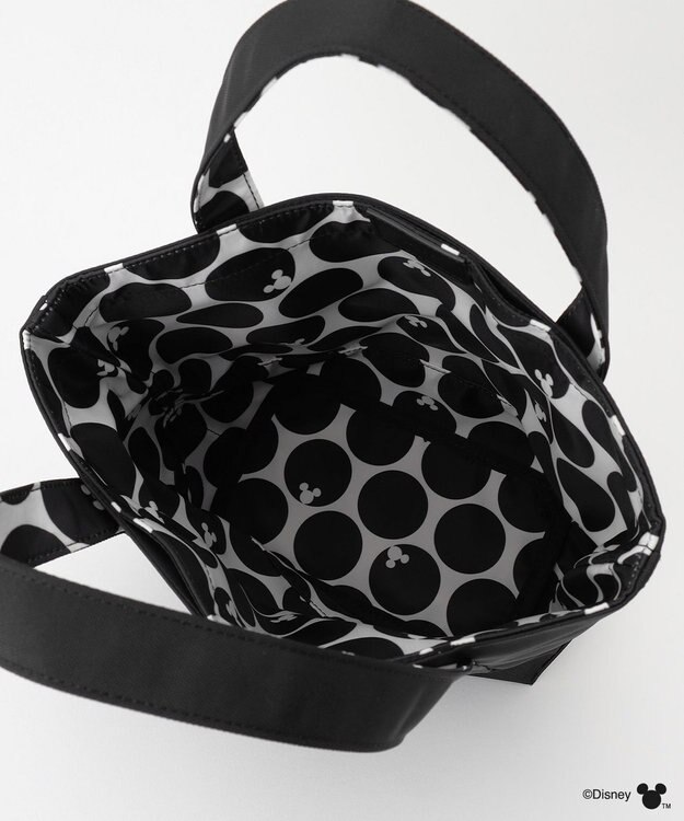 Y'SACCS 【Disney Collection】シルエットプリントトートバッグ　Sサイズ ブラック