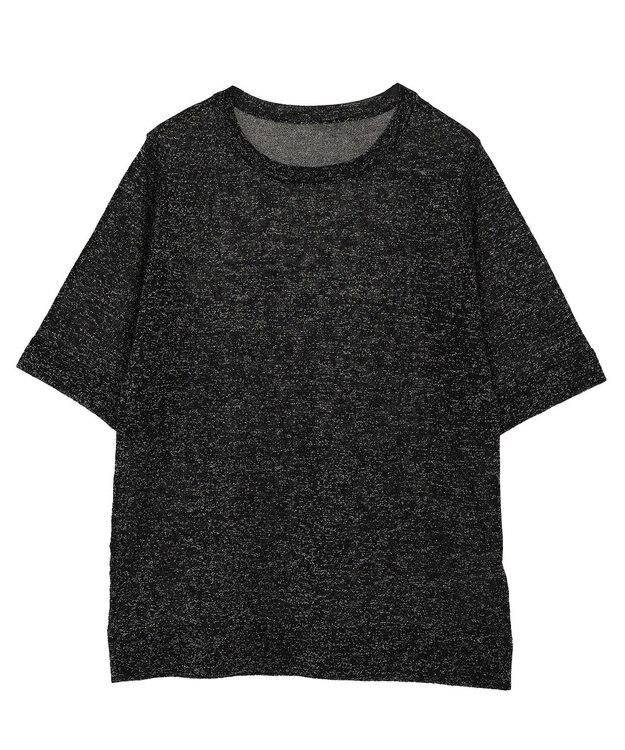 Green Parks ・Ｐｅｔｉｔ　Ｆｌｅｕｒ　ラメシアーニット Black