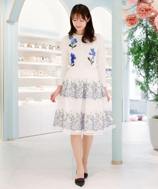 TOCCA 【キャンセル分発売】【洗える！】SPRING SIGN CARDIGAN カーディガン アイボリー系