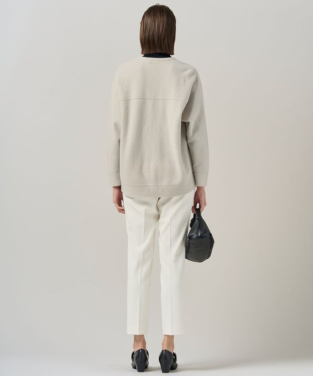 ICB ミルドウール ニットブルゾン トープ系