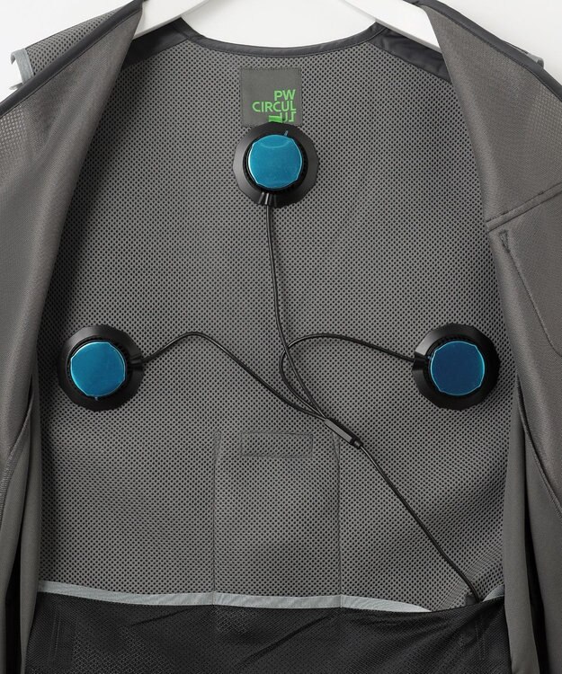PW CIRCULUS 【UNISEX】ペルチェベスト ゴルフ グレー系