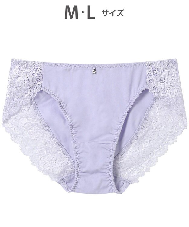 Wing ペアショーツ 【マッチミーブラ】 やさしいフィット感 身生地部はソフトな風合い はきこみ丈あさめ KF2921 ウイング／ワコール バイオレット