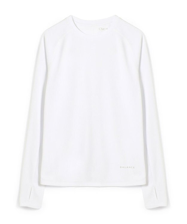 Chacott Chacott BALANCE ランナーズロングスリーブTシャツ ホワイト
