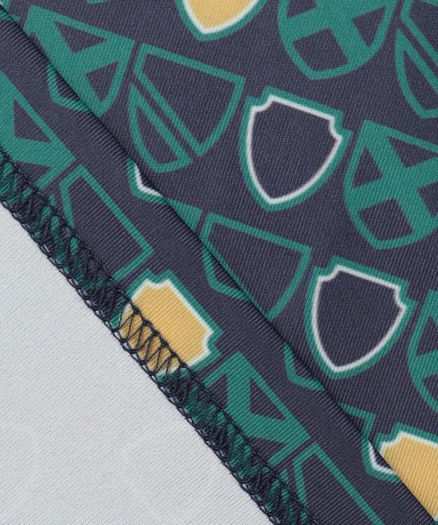 23区GOLF 【MEN】【吸水速乾/UVカット】エンブレム柄ポロシャツ ネイビー系5