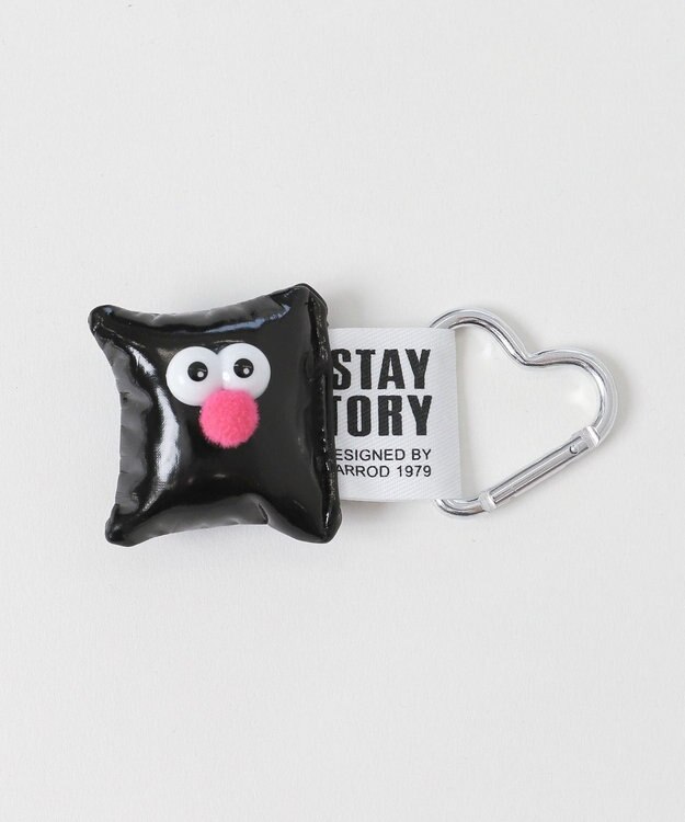 WEGO スクエアモンスターキーホルダー ブラック