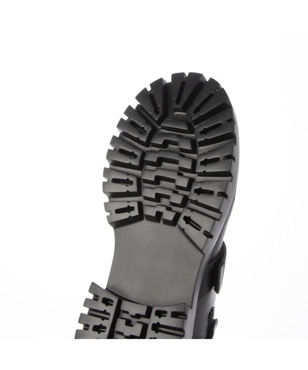 ing <ing>厚底スニーカーサンダル ブラック