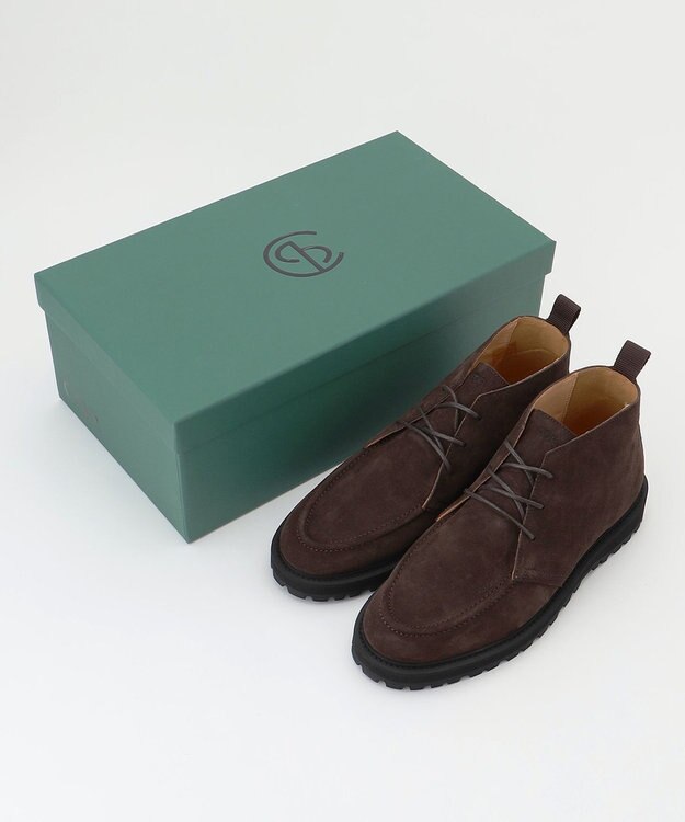 JOSEPH ABBOUD 【26.0~26.5cm/CQP ASTRA】 チャッカー ブーツ ダークブラウン系